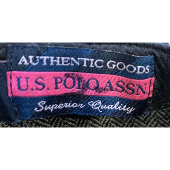 Women Polo Hat Men Authentic Goods U.S. Assn. Gray Tweed Breton Superior Quality - Picture 6 of 9